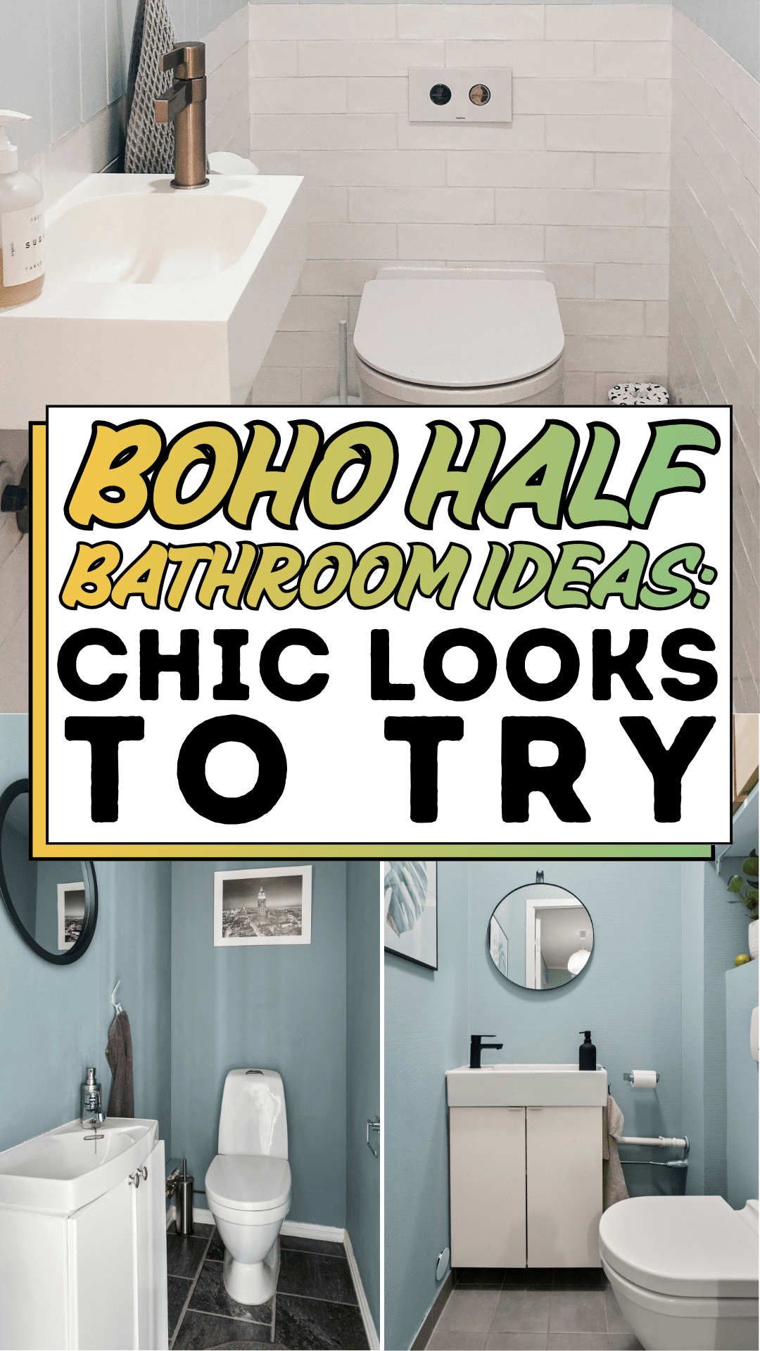 Boho Half Bathroom Ideas: Chic Looks to Try