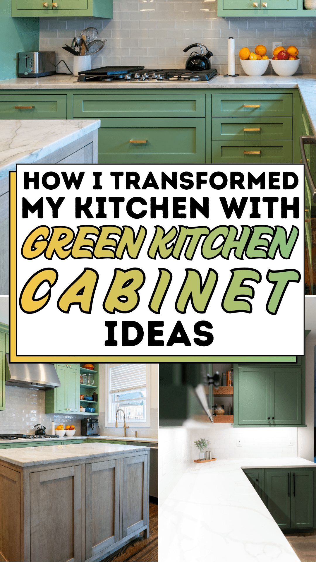 How I Transformed My Kitchen with Green Kitchen Cabinet Ideas