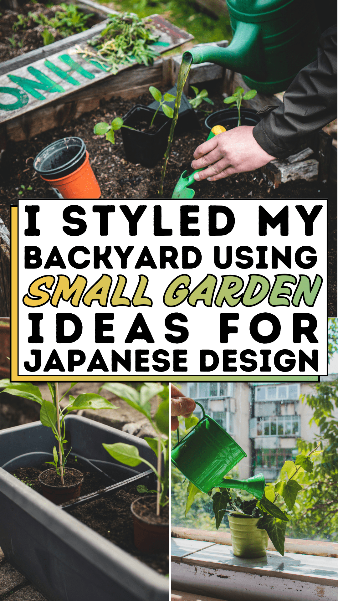 I Styled My Backyard Using Small Garden Ideas for Japanese Design