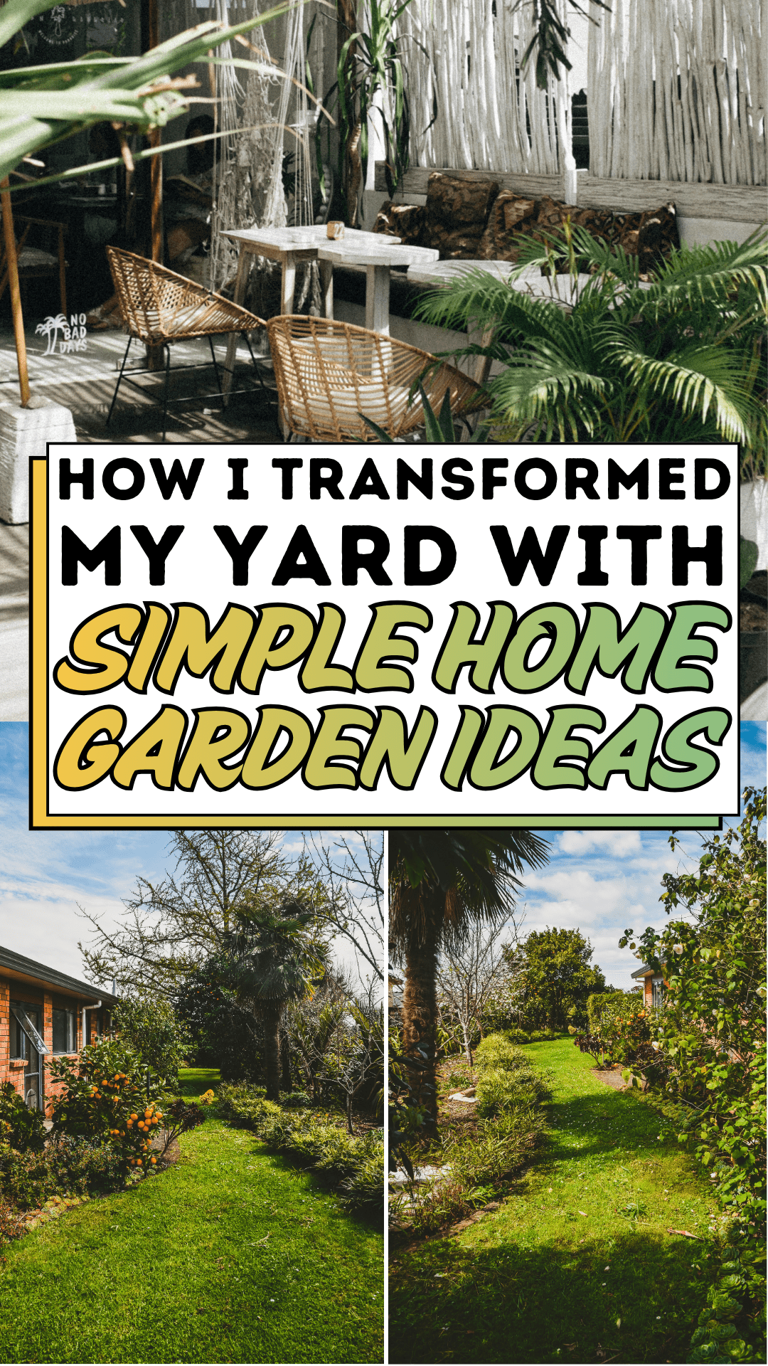 How I Transformed My Yard with Simple Home Garden Ideas