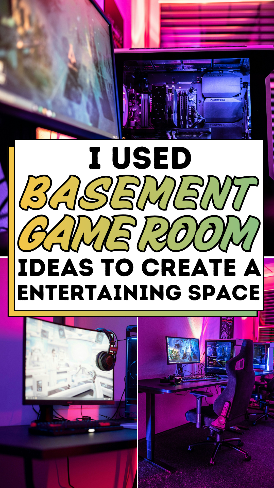 I Used Basement Game Room Ideas to Create an Entertaining Space