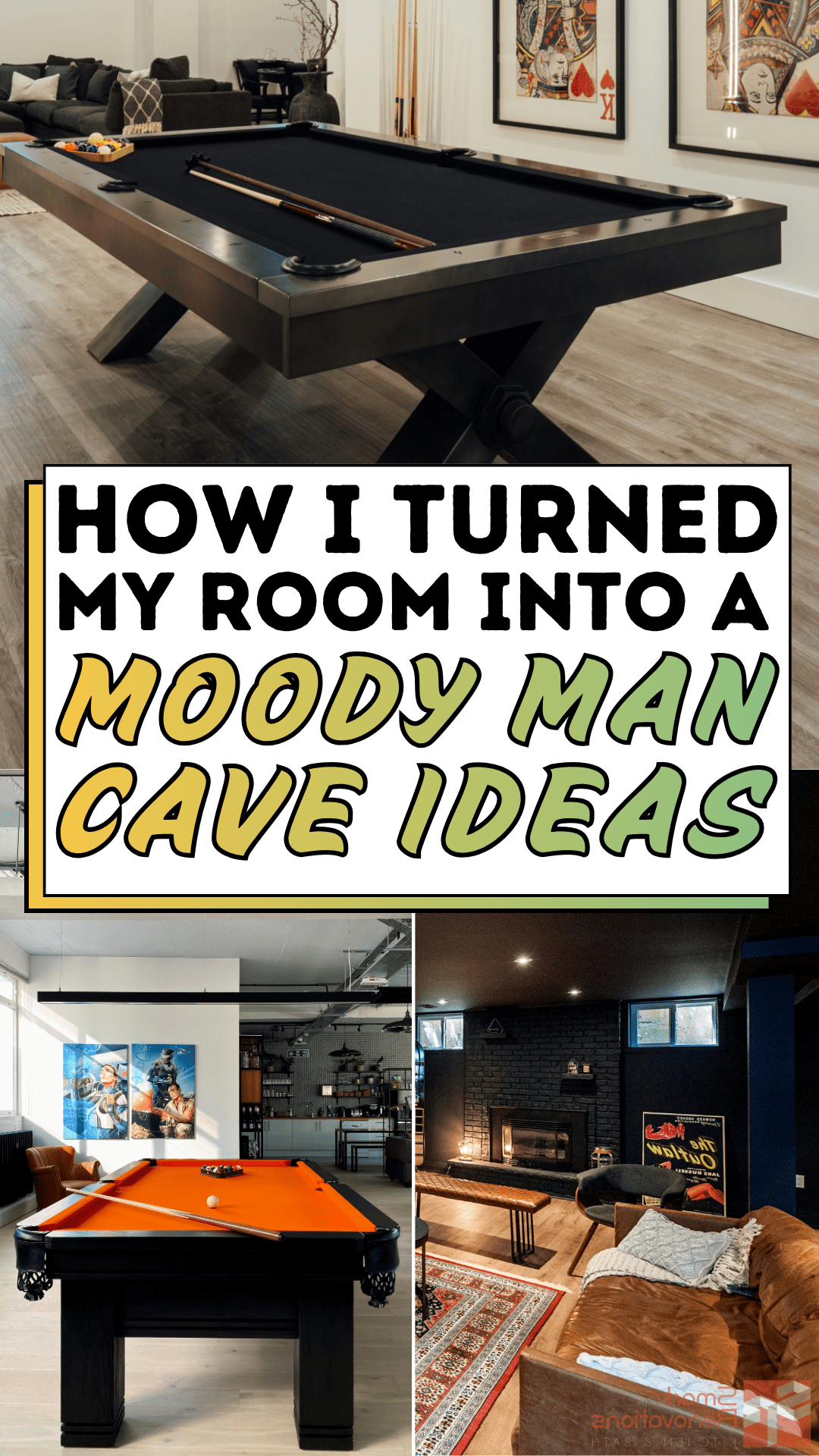 How I Turned My Room Into a Moody Man Cave Ideas