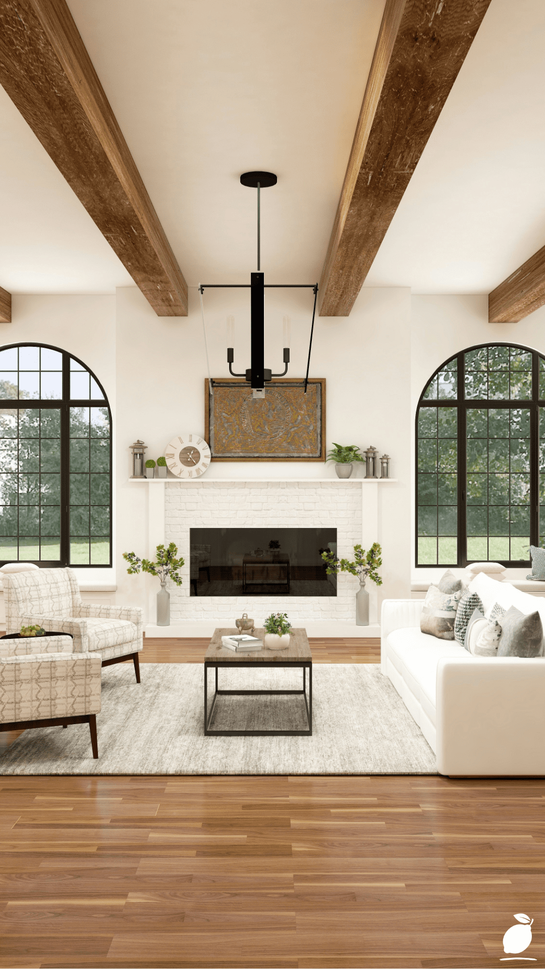 I Styled My Farmhouse Living Room to Make It Feel Welcoming