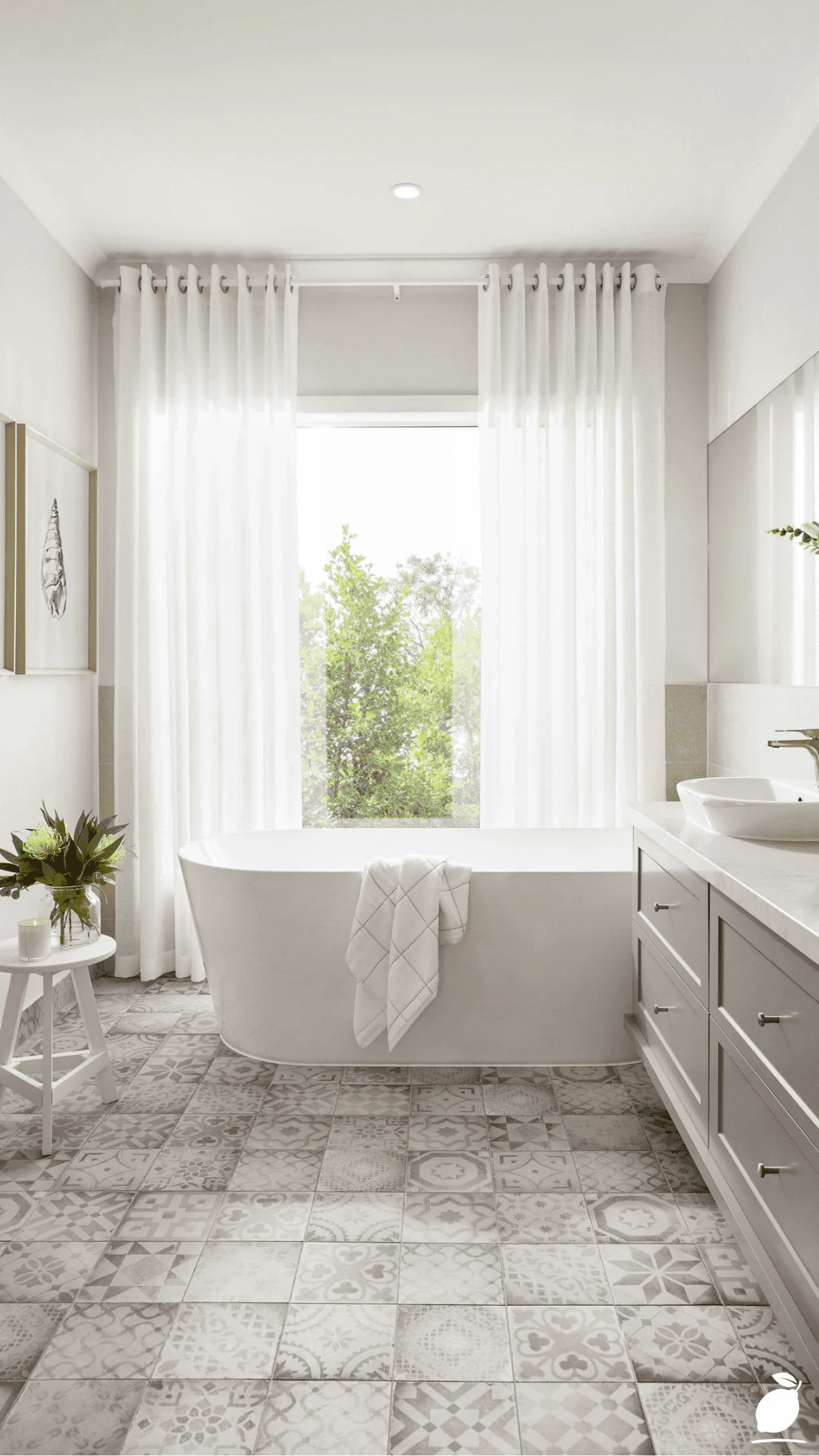I Styled My Space Using Transitional Bathroom Design