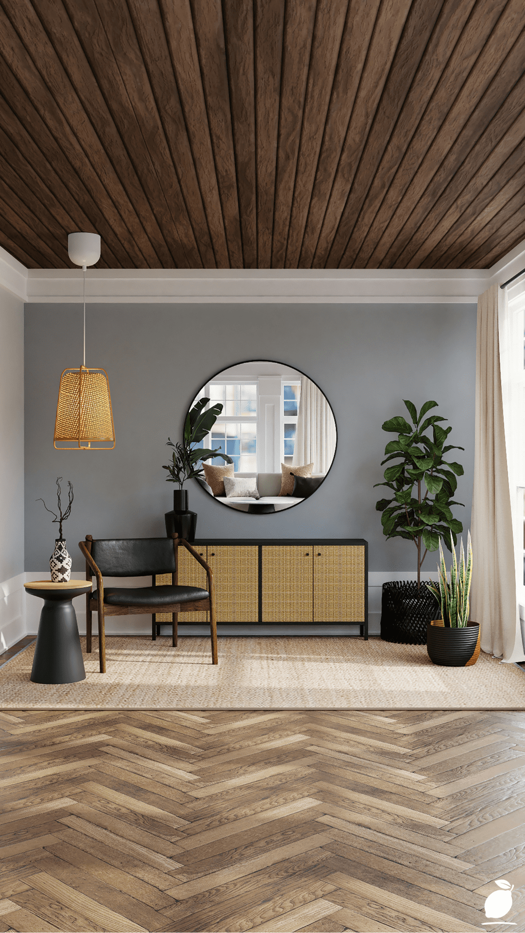 I Used Organic Modern Living Room Ideas to Create a Earthy Space