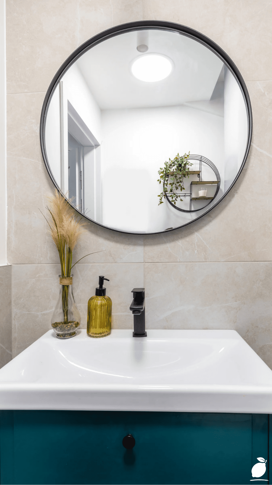 How I Turned My Bath with Blue Bathroom Vanity Ideas