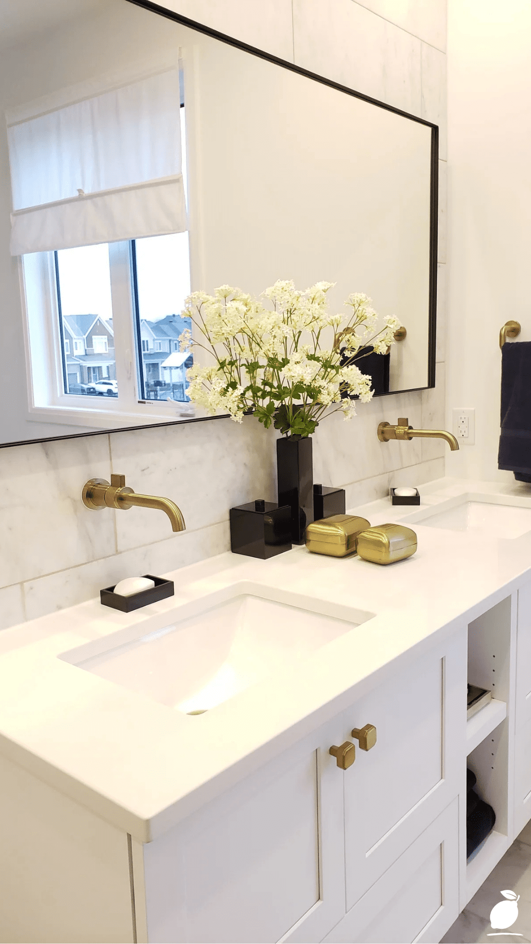 I Styled My Space Using Transitional Bathroom Design