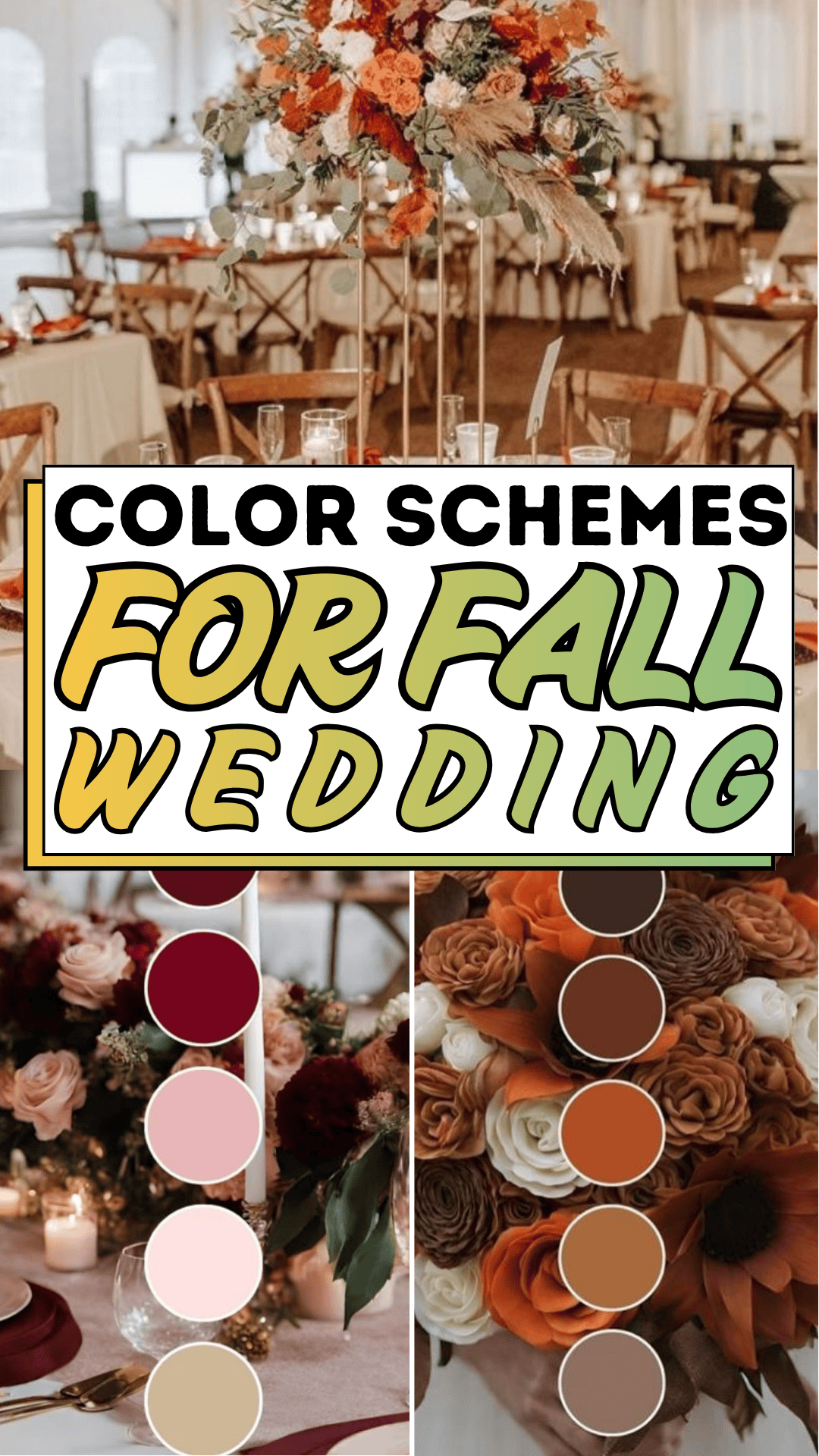 Color Schemes for Fall Weddings