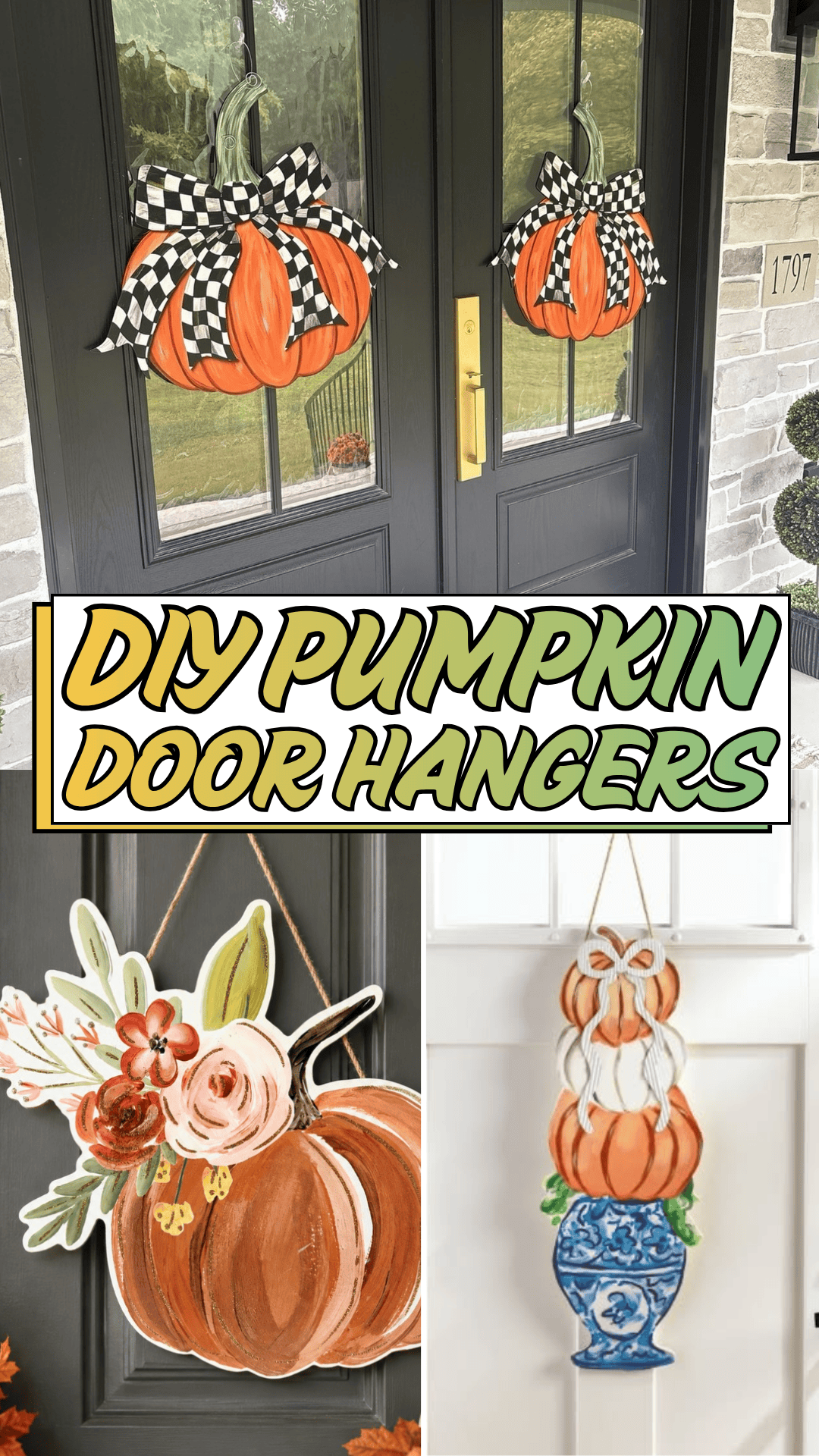Diy Pumpkin Door Hangers