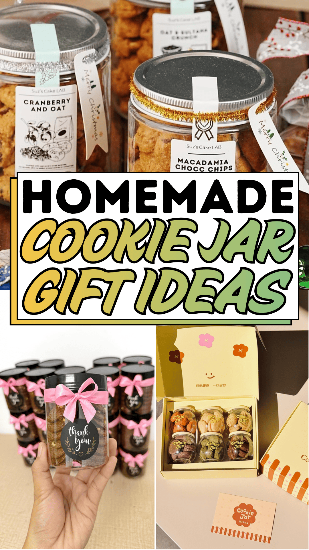 Homemade Cookie Jar Gift Ideas
