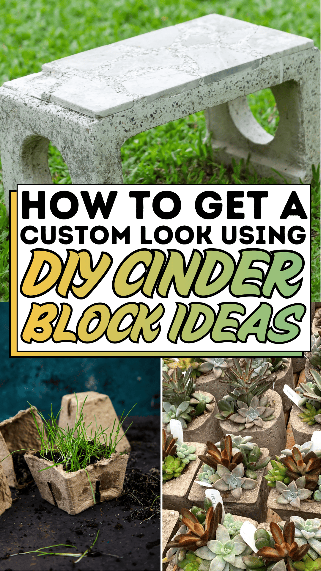How to Get a Custom Look Using DIY Cinder Block Ideas