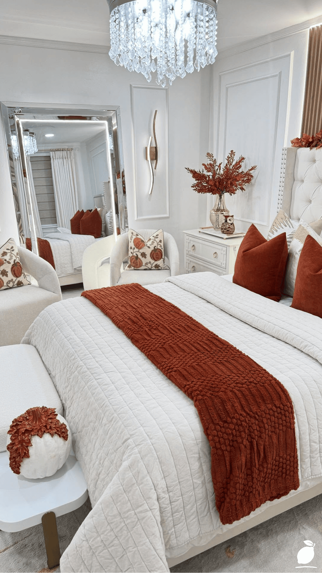 I Fixed My Space with Soft Bedroom Autumn Color Palette