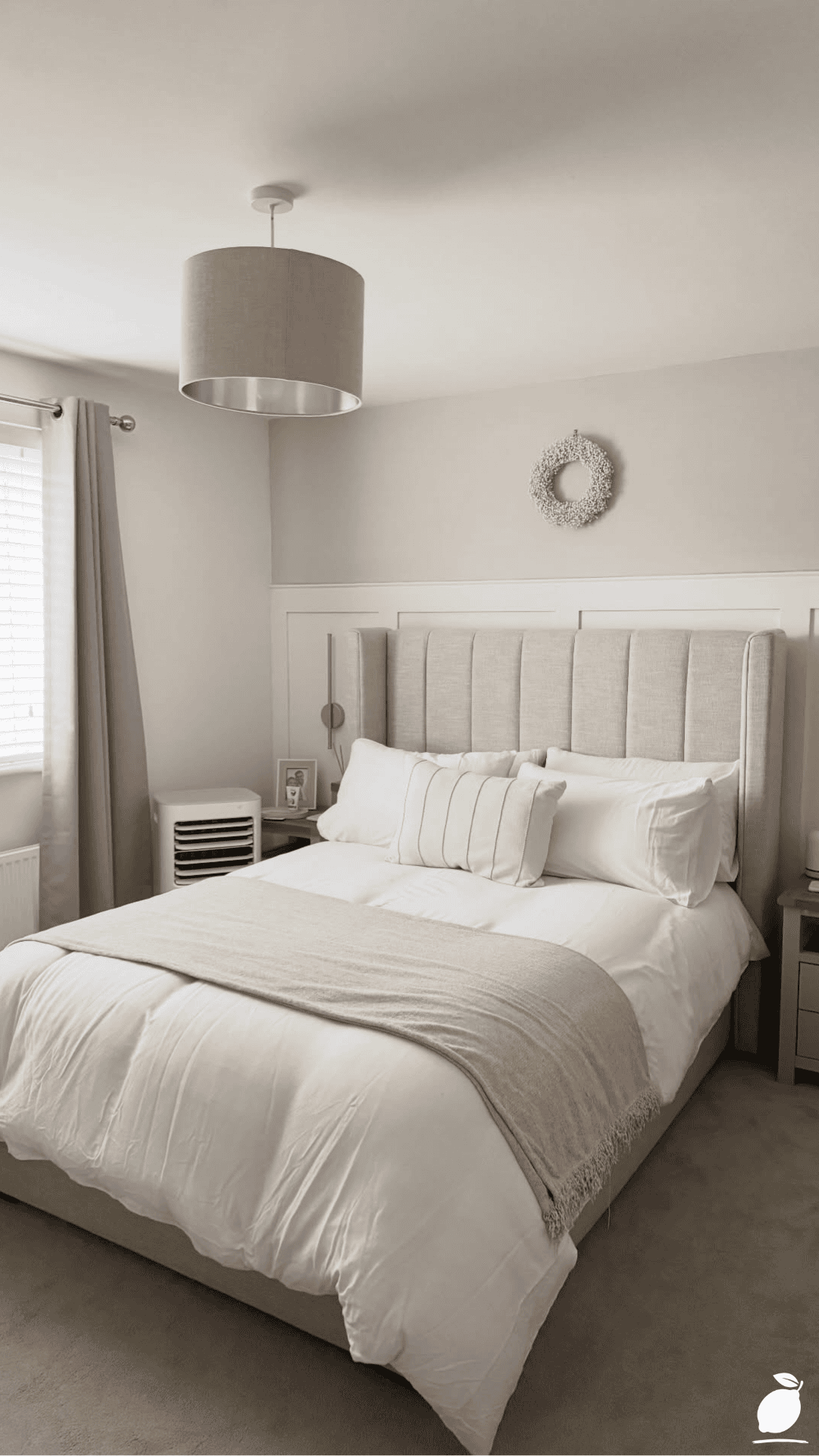 White Walls with Sherwin-Williams Accessible Beige Trim