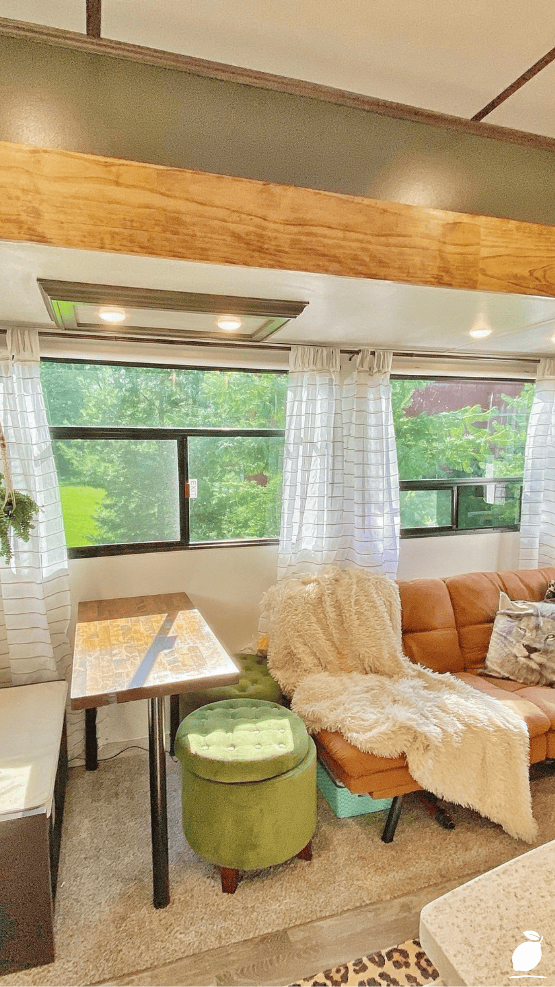 DIY Curtains for RV Travel Trailers