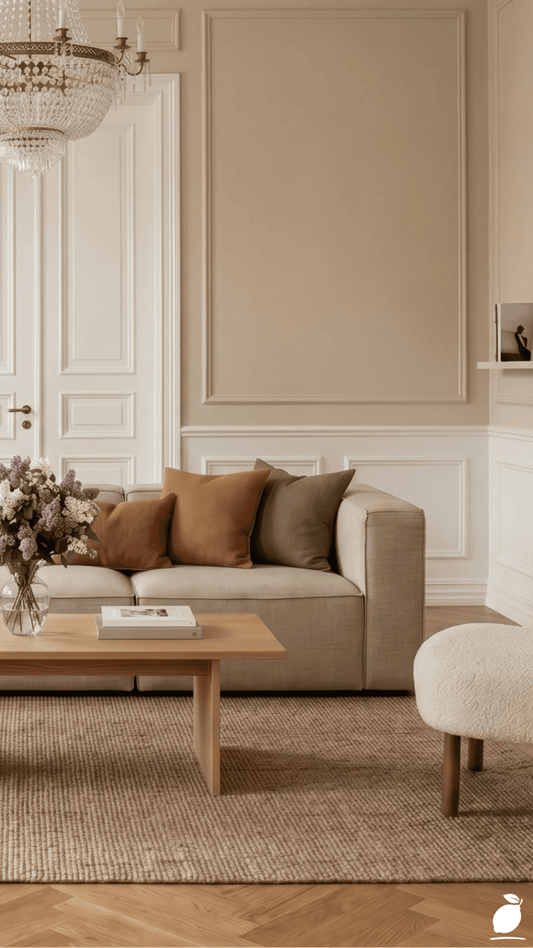 White Walls with Sherwin-Williams Accessible Beige Trim