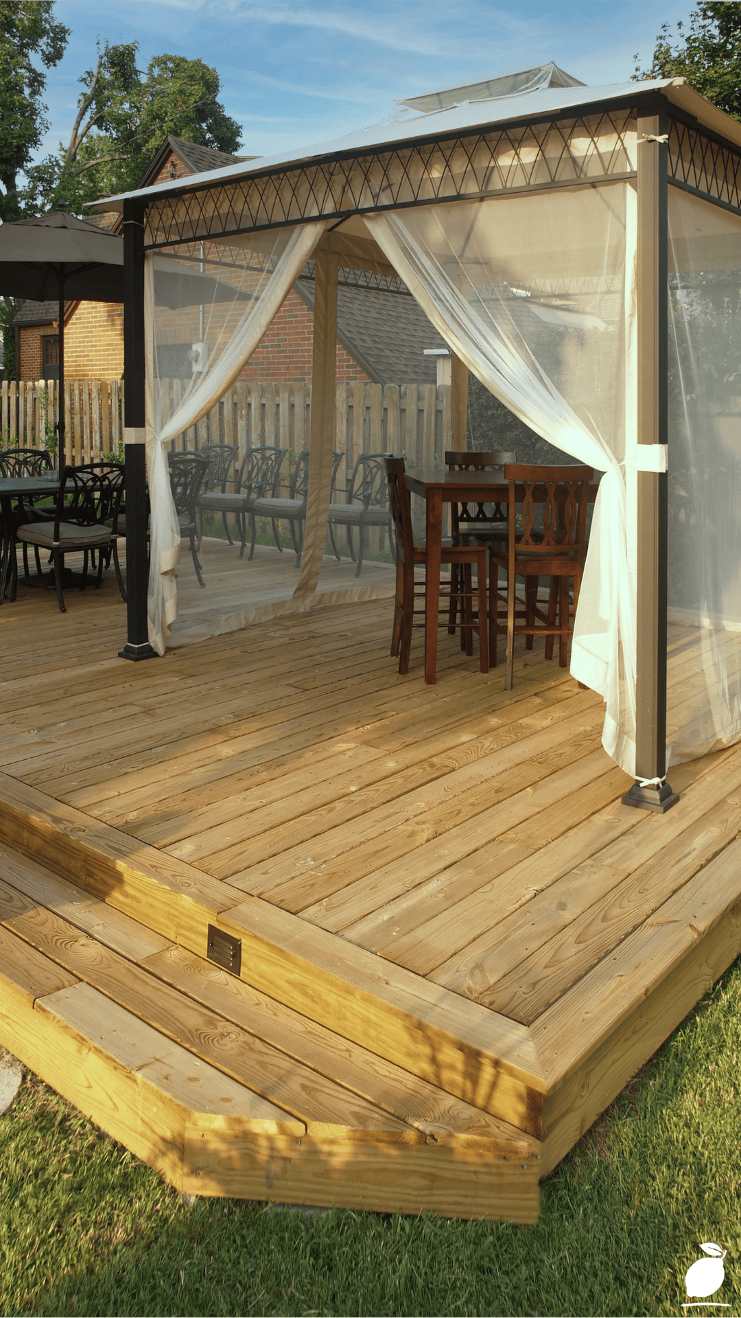 I Upgraded My Lawn with Wood Patio Ideas Attached to House