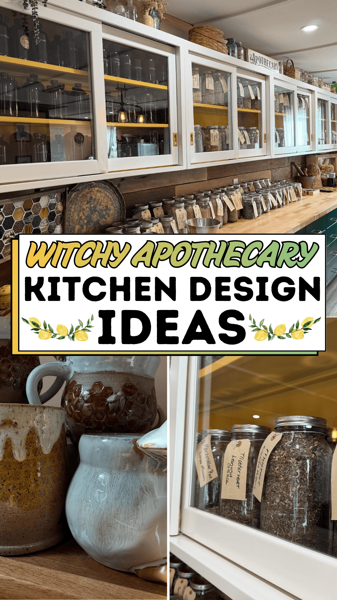 Witchy Apothecary Kitchen Design Ideas