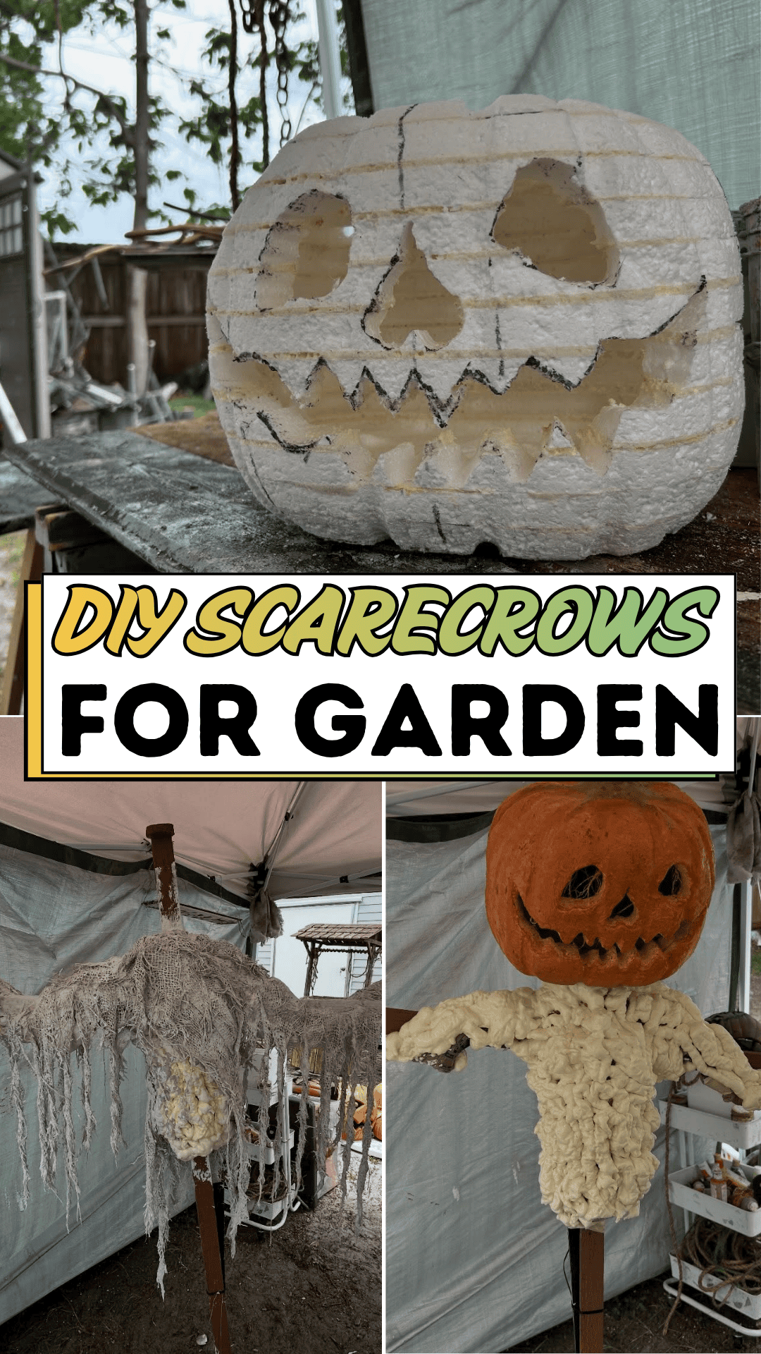 DIY Scarecrows for Garden