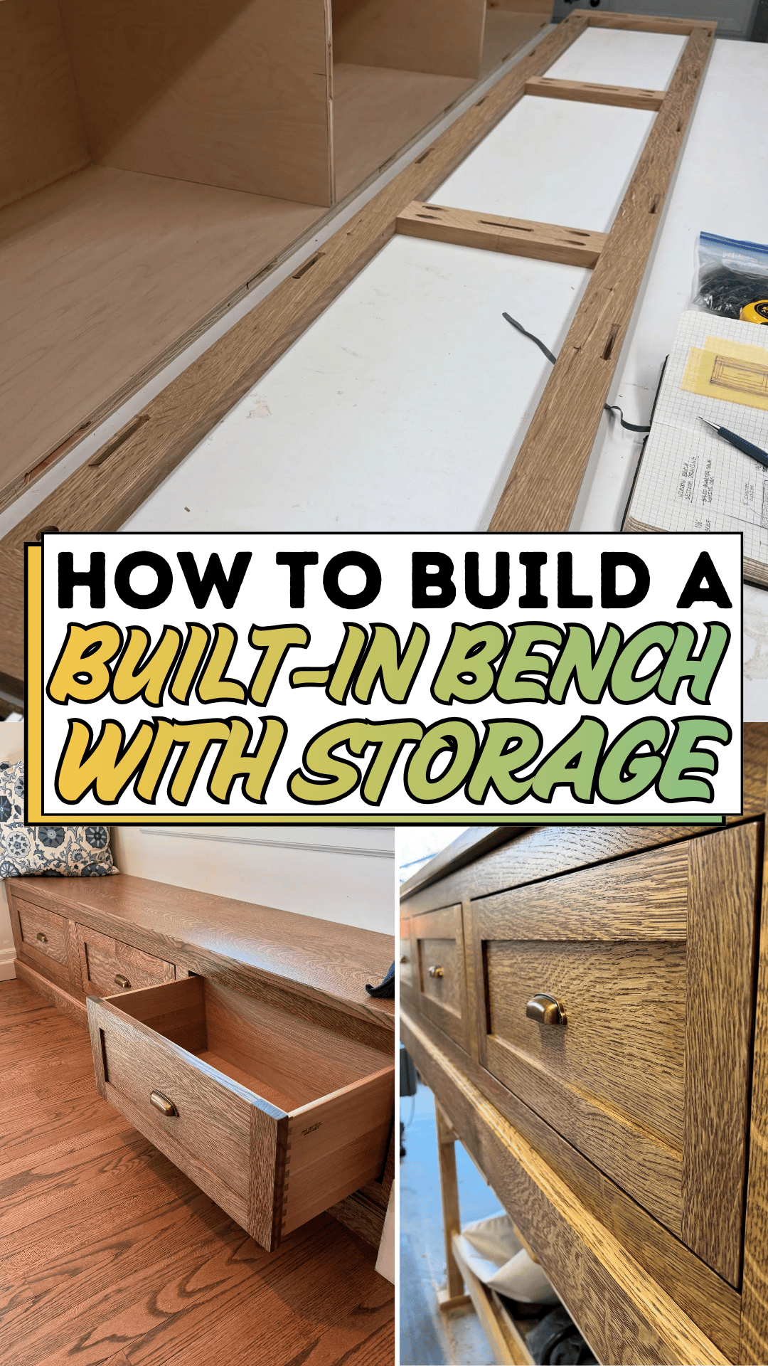How to Build a Built-in Bench With Storage