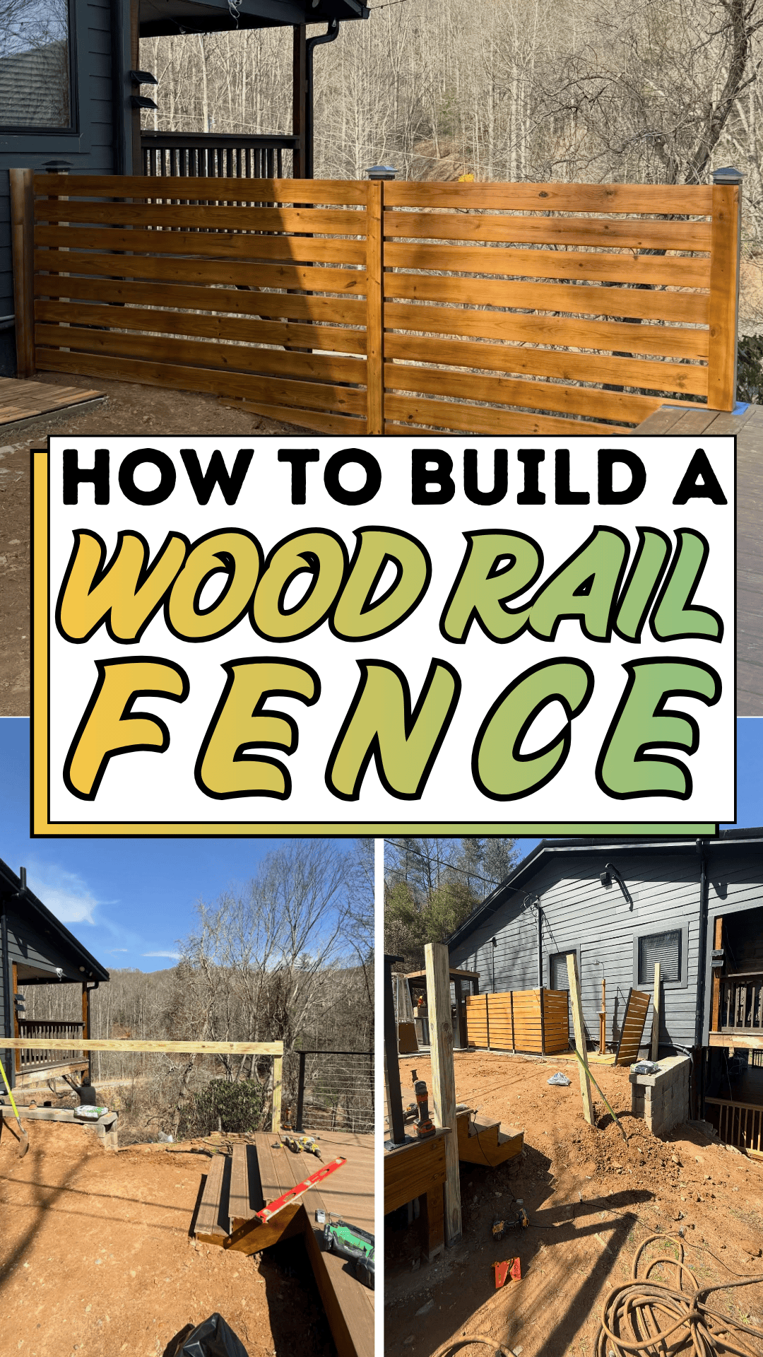 How to Build a Wood Rail Fence
