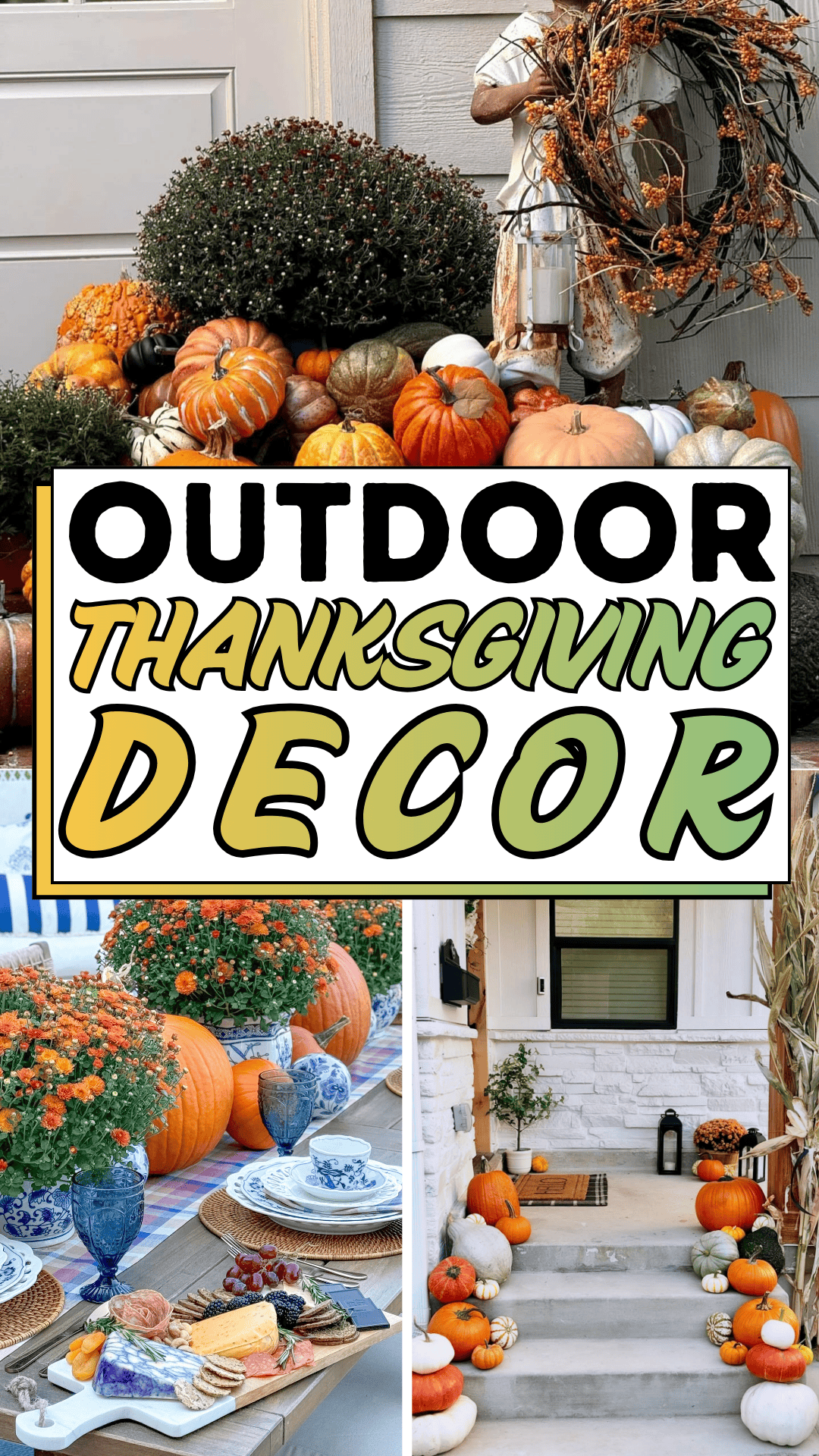 Outdoor Thanksgiving Decor