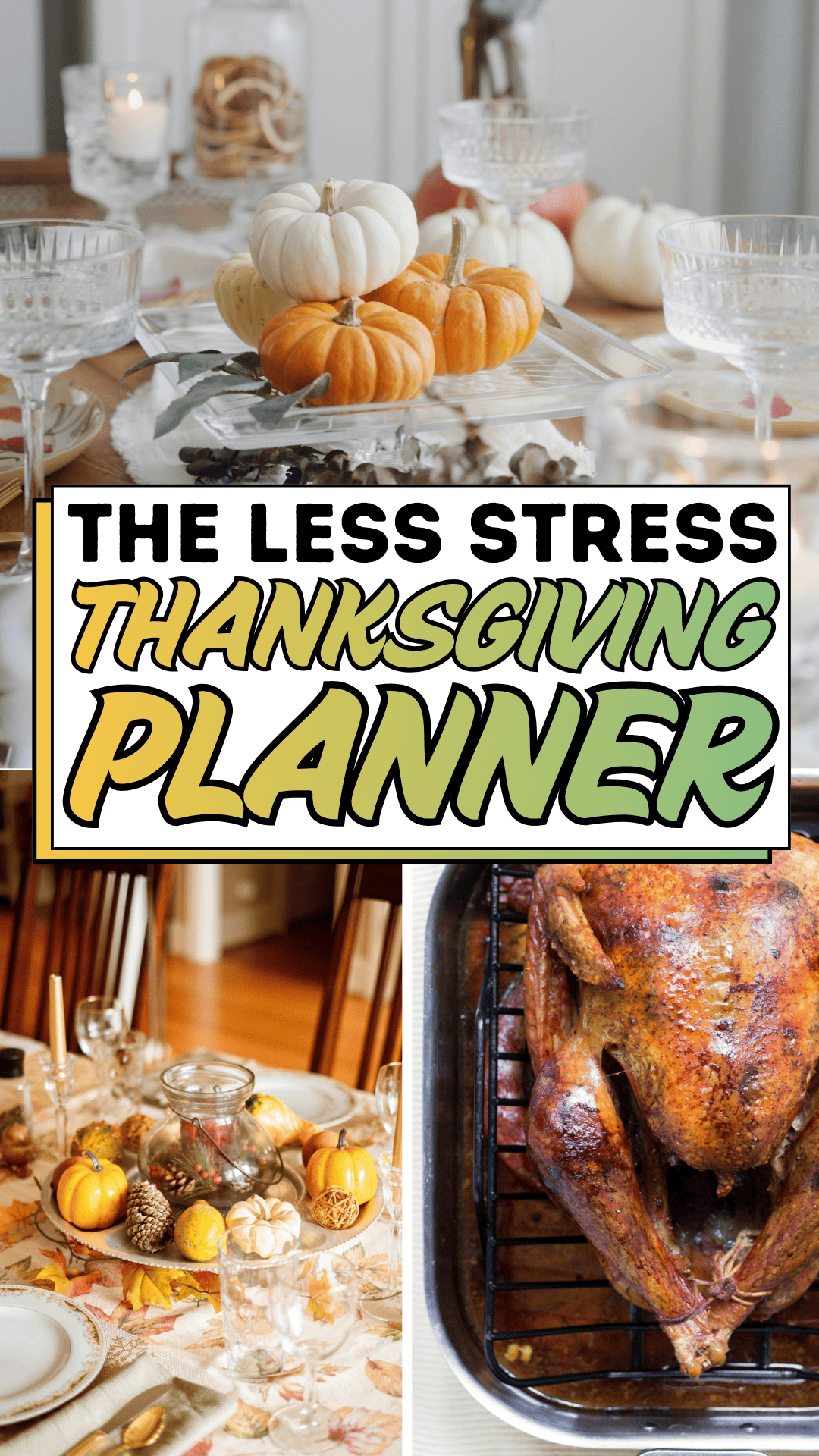 The Less Stress Thanksgiving Planner