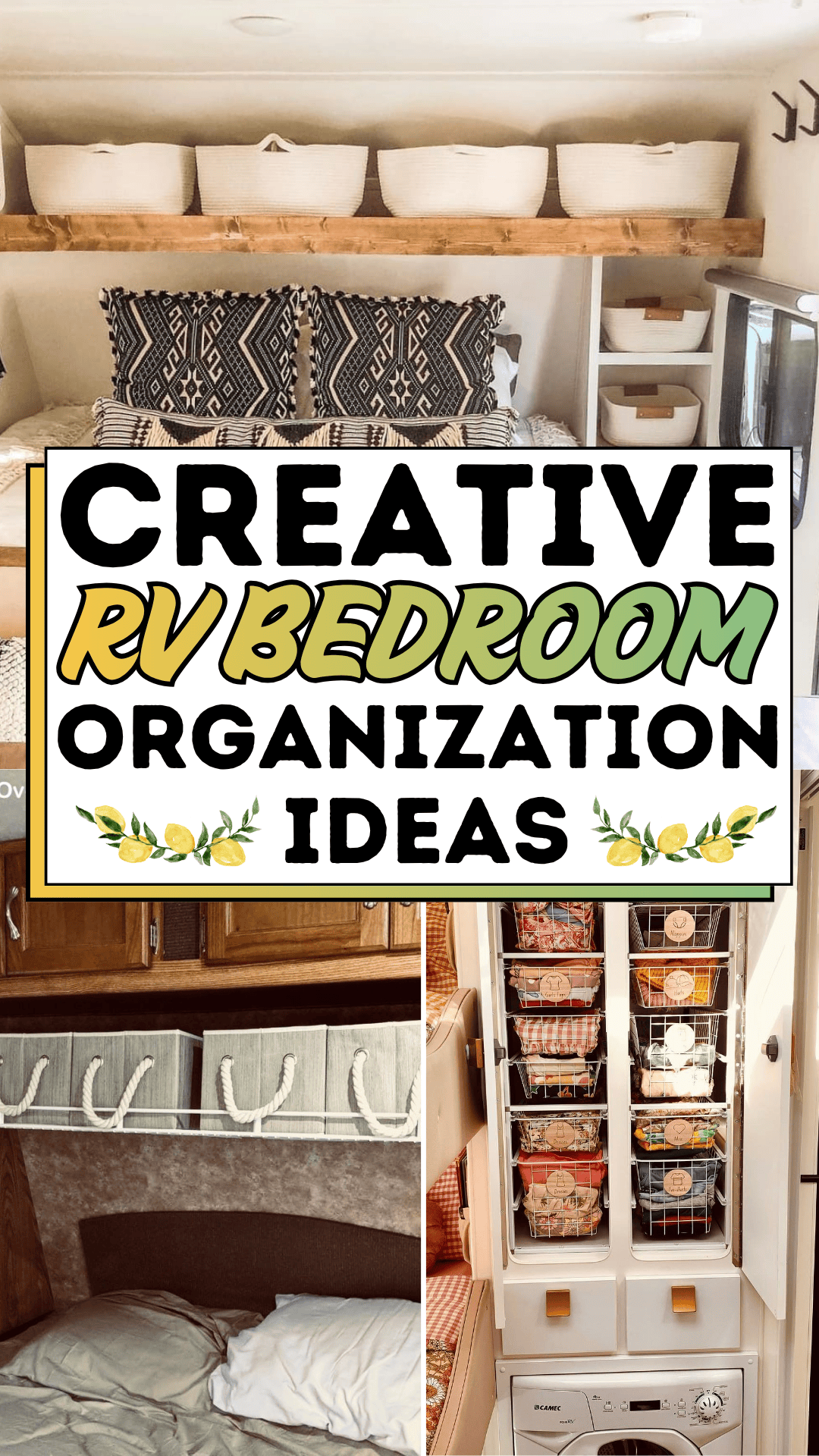 Creative RV Bedroom Organization Ideas