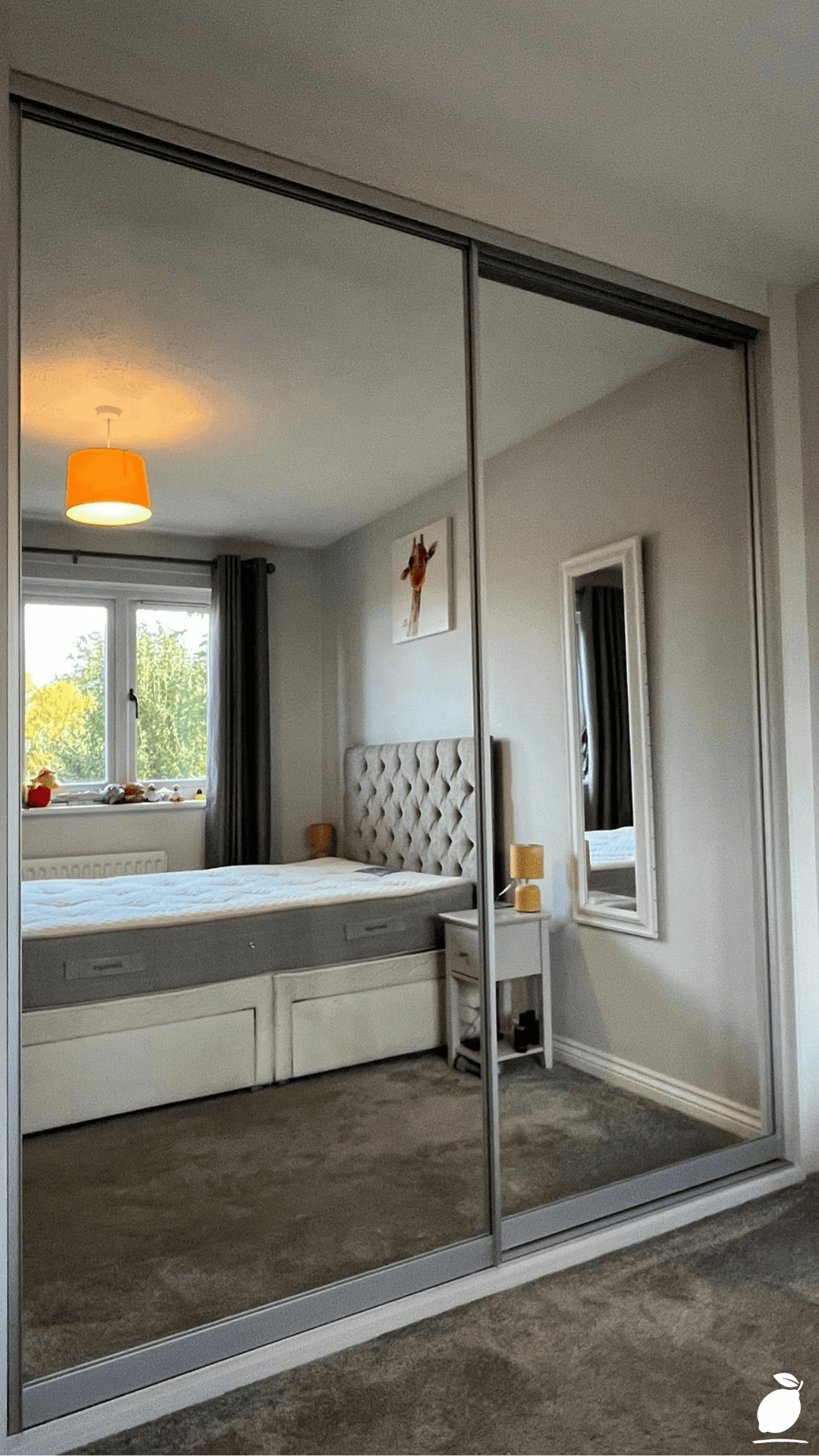 Ideas to Cover Mirror Closet Doors