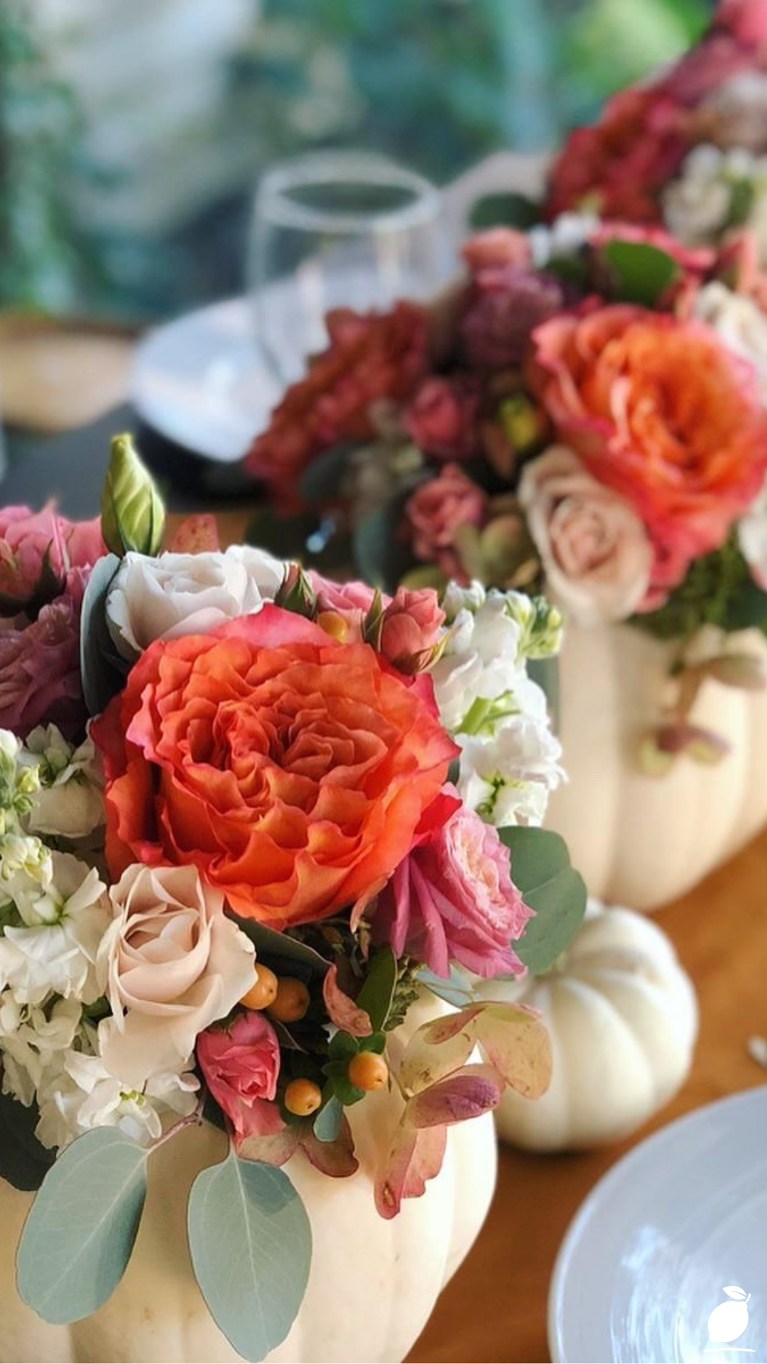 I Fixed My Table with Fall Floral Centerpieces