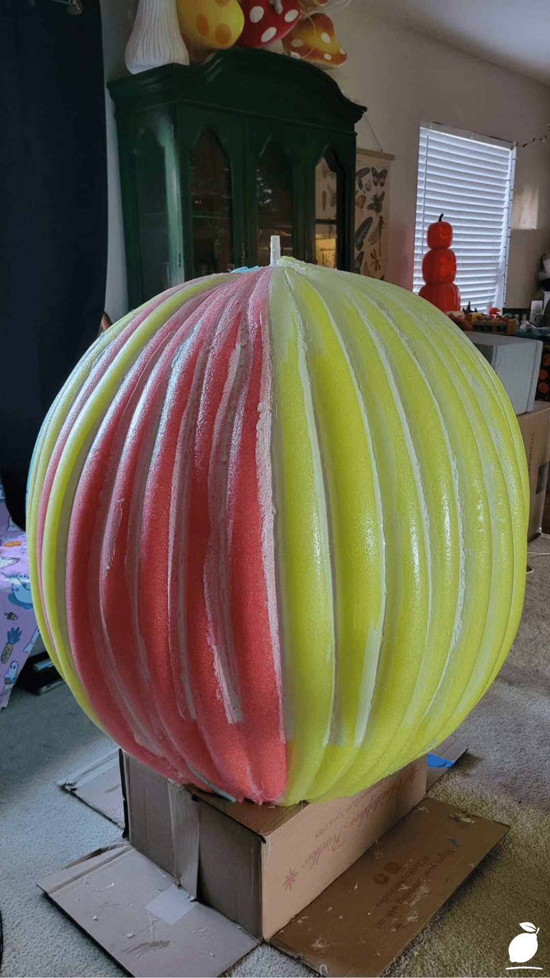 How to Make Dollar Tree Pool Noodle Pumpkins