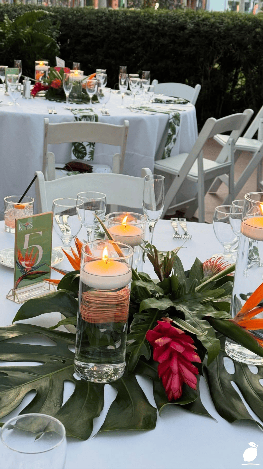 Simple Round Table Fall Centerpieces Wedding