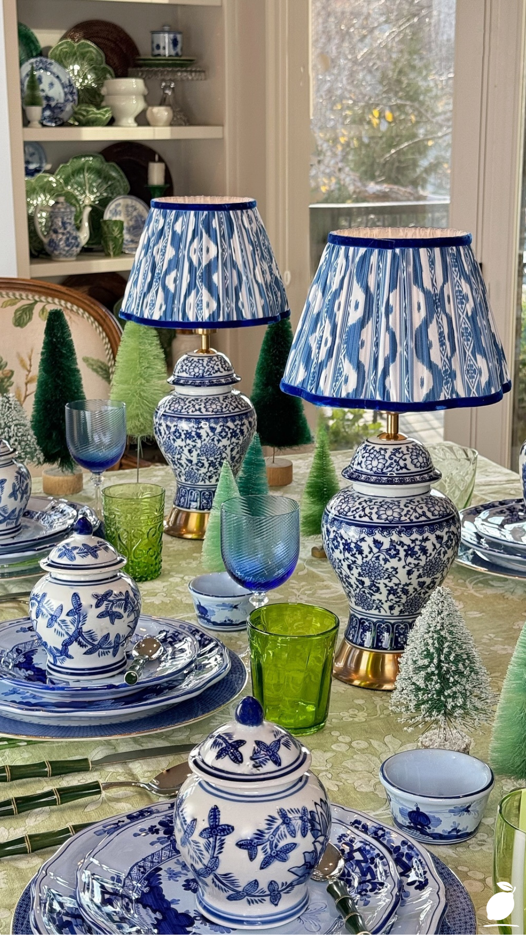 Blue Thanksgiving Table Decor Ideas