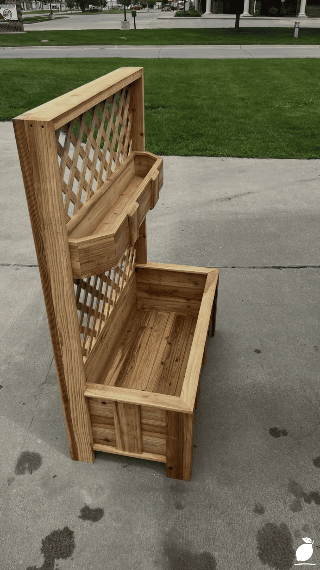 Cedar Planter Boxes for Corner Garden Makeover