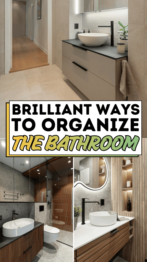 Brilliant Ways to Organize The Bathroom