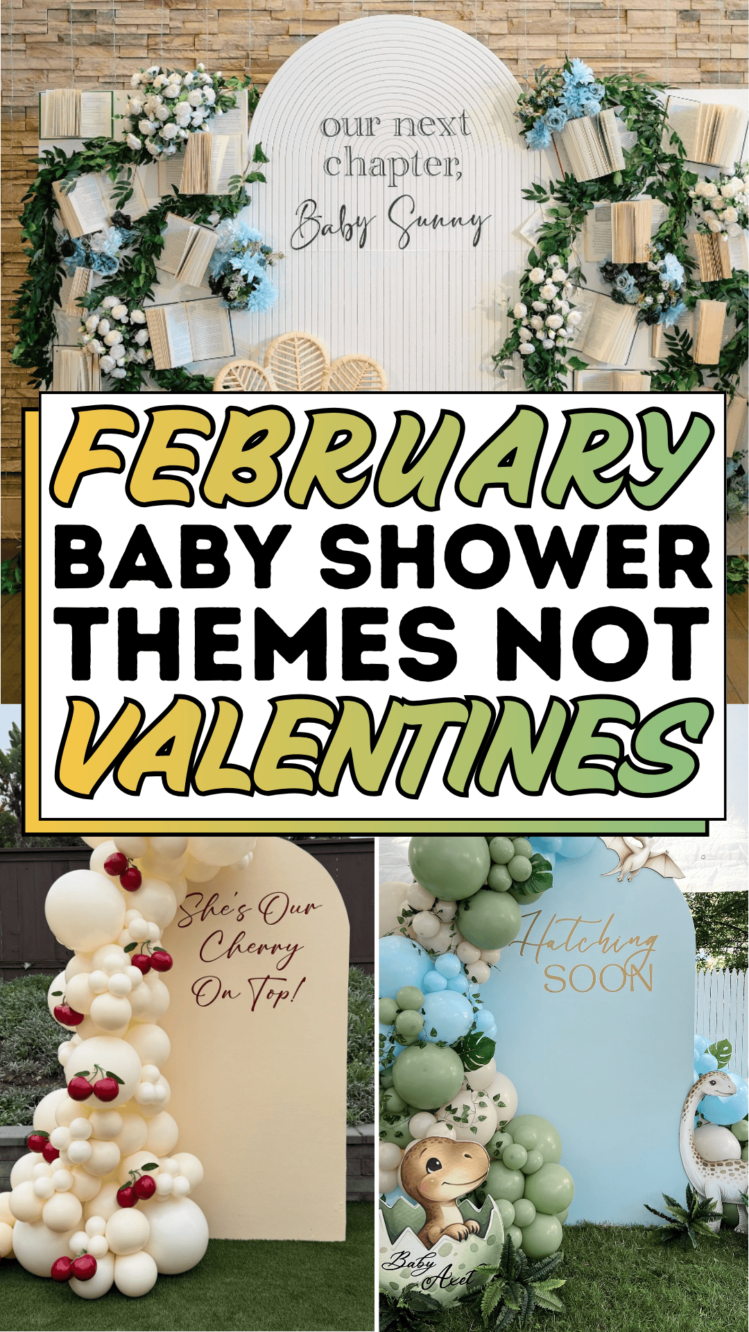 February Baby Shower Themes Not Valentines