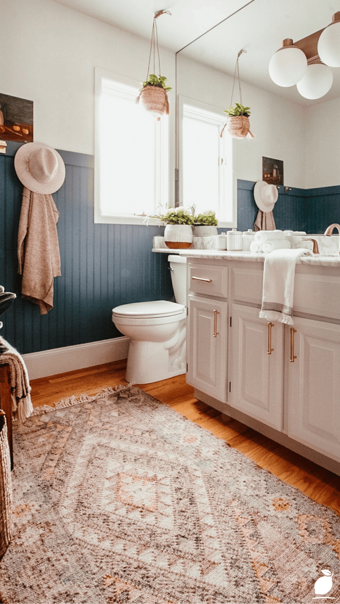 Bathroom with Bead Board Walls Ideas